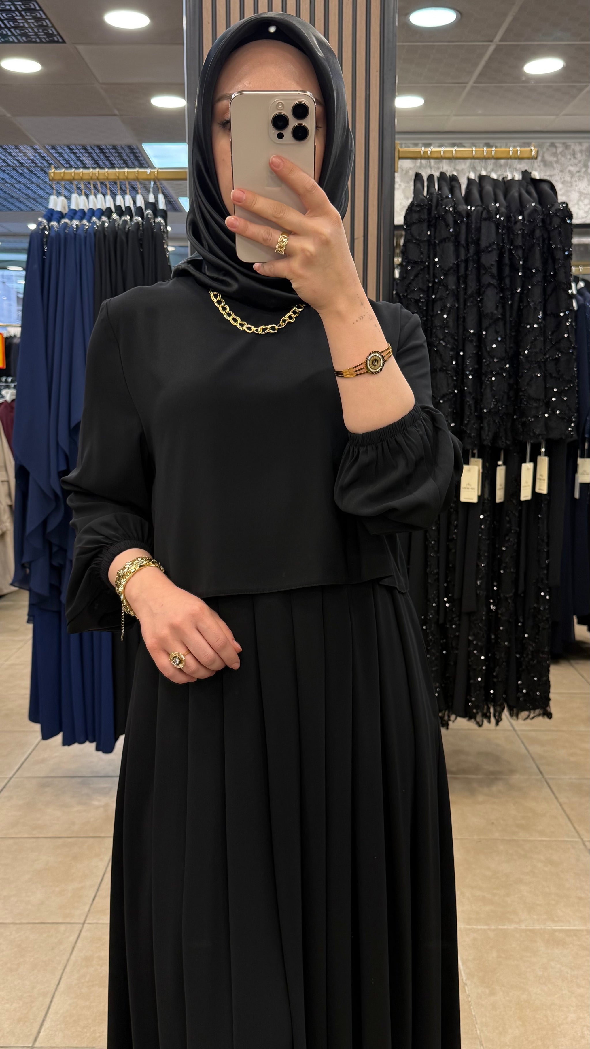 MUSAB 8610 ELBİSE — Siyah [stokoz:x9AptK2XvQBnaeajVKsj%3ASiyah%3A1%3A1prgul3]