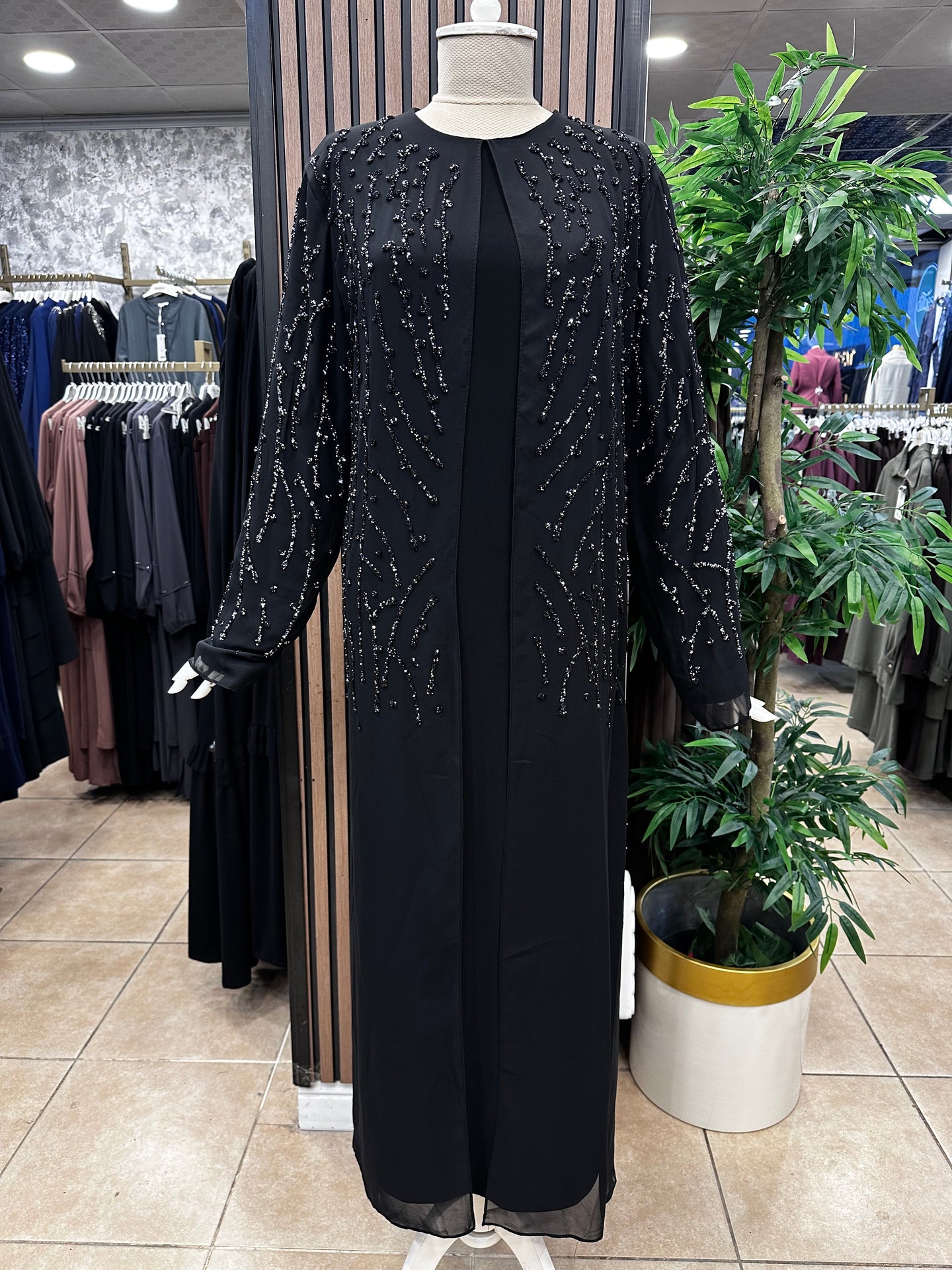NİHAL 7530 ABAYA TAKIM