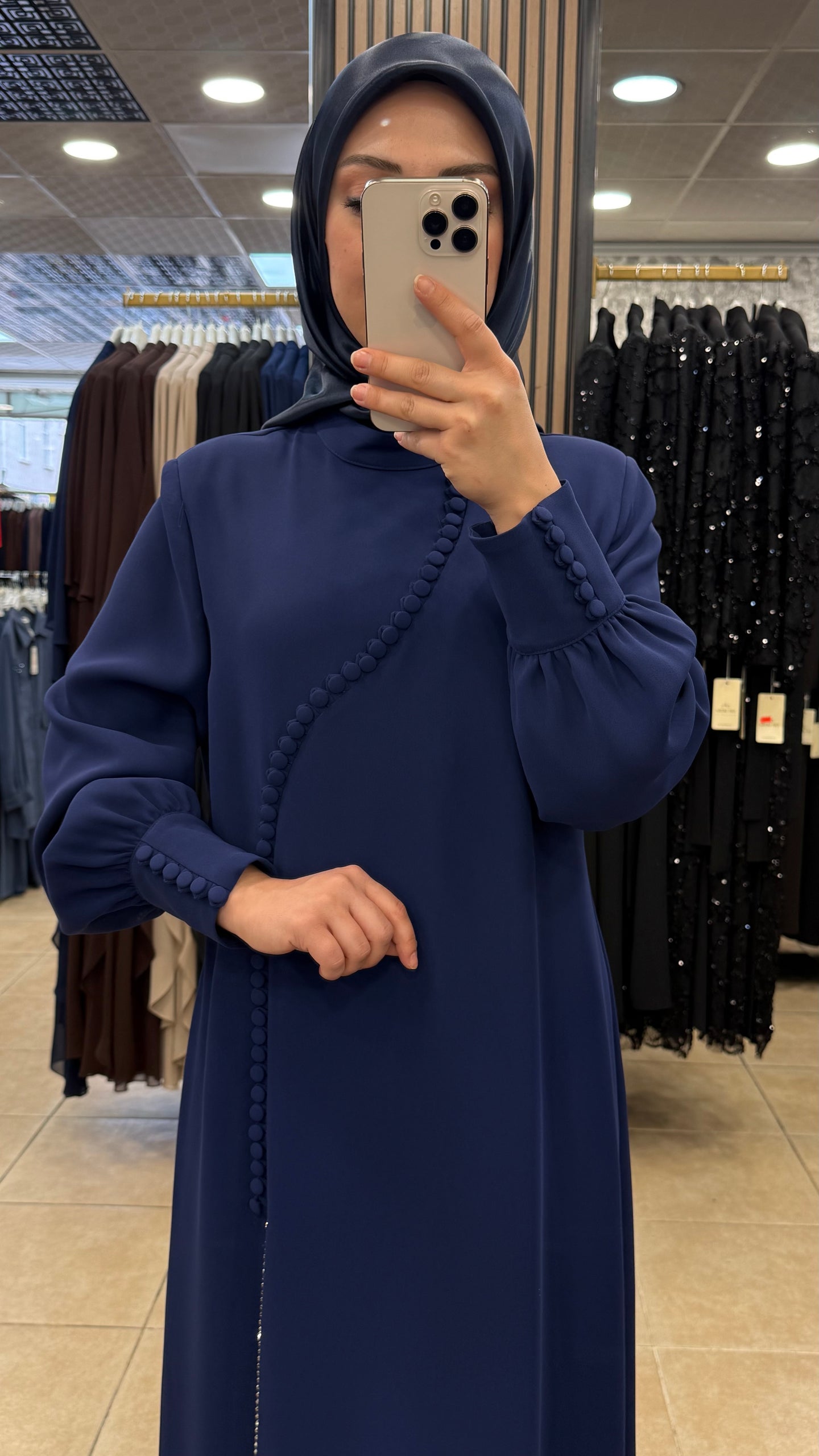 JUKİ 3543 DÜĞME DETAYLI ELBİSE