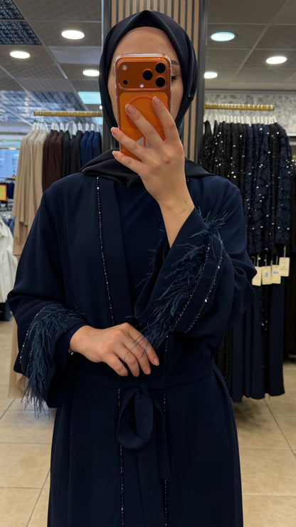 BEYZA 1811 TÜYLÜ ABAYA TAKIMI — Lacivert [stokoz:hKFaTYRSGNT6lRqVD8KW%3ALacivert%3A1%3Aqqdjyr]