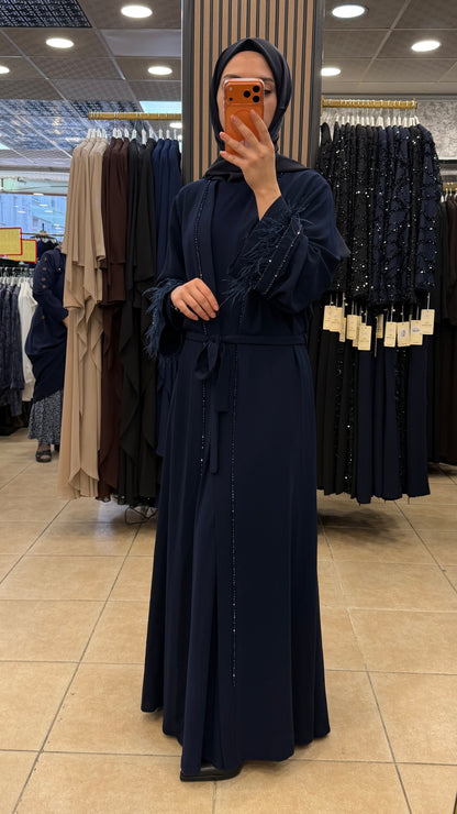 BEYZA 1811 TÜYLÜ ABAYA TAKIMI — Lacivert [stokoz:hKFaTYRSGNT6lRqVD8KW%3ALacivert%3A2%3A2aogsy]