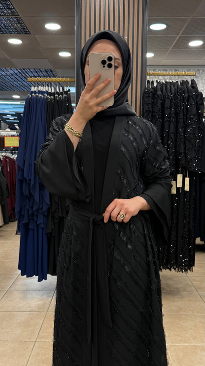 PERİ 2118 ŞİFON ABAYA TAKIM — Siyah [stokoz:ZhsGnKHIaC0o8UIbRg2z%3ASiyah%3A1%3Ahyvwet]
