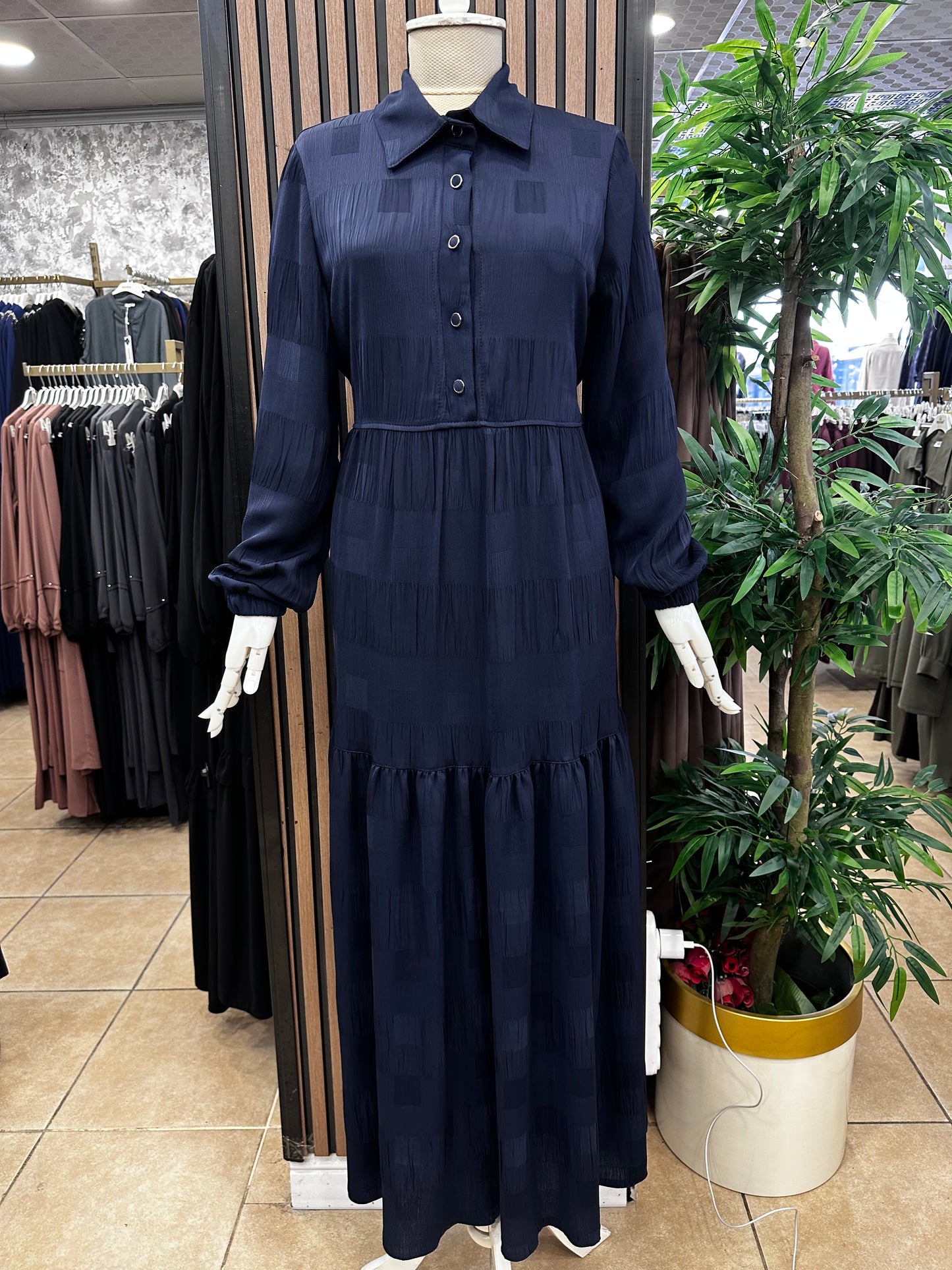 Wennew 2145 Paris Şifon Elbise — Lacivert [stokoz:rBYlUSsgkLTJqKlXikEO%3ALacivert%3A0%3Aap0j9]
