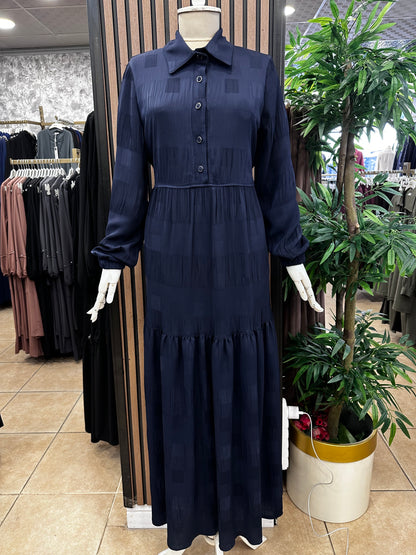 Wennew 2145 Paris Şifon Elbise — Lacivert [stokoz:rBYlUSsgkLTJqKlXikEO%3ALacivert%3A0%3Apa0039]