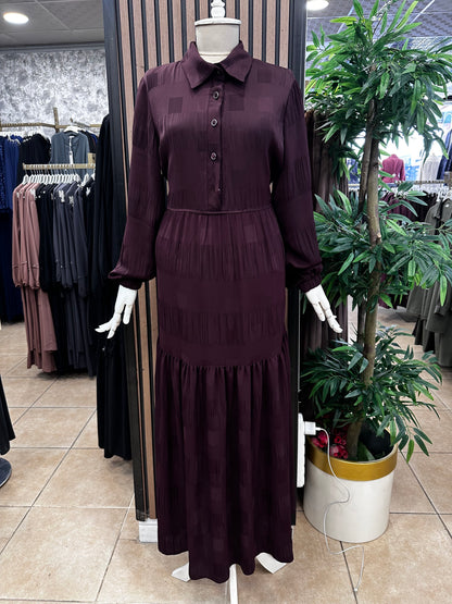 Wennew 2145 Paris Şifon Elbise — Bordo [stokoz:rBYlUSsgkLTJqKlXikEO%3ABordo%3A0%3As6ecpc]