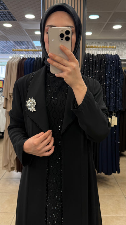 ÇINAR ÖZKAN 5245 ŞERİT BİYELİ ABAYA — Siyah [stokoz:GBxlkLiEo5AVVgB920Yp%3ASiyah%3A1%3A1rh82mr]