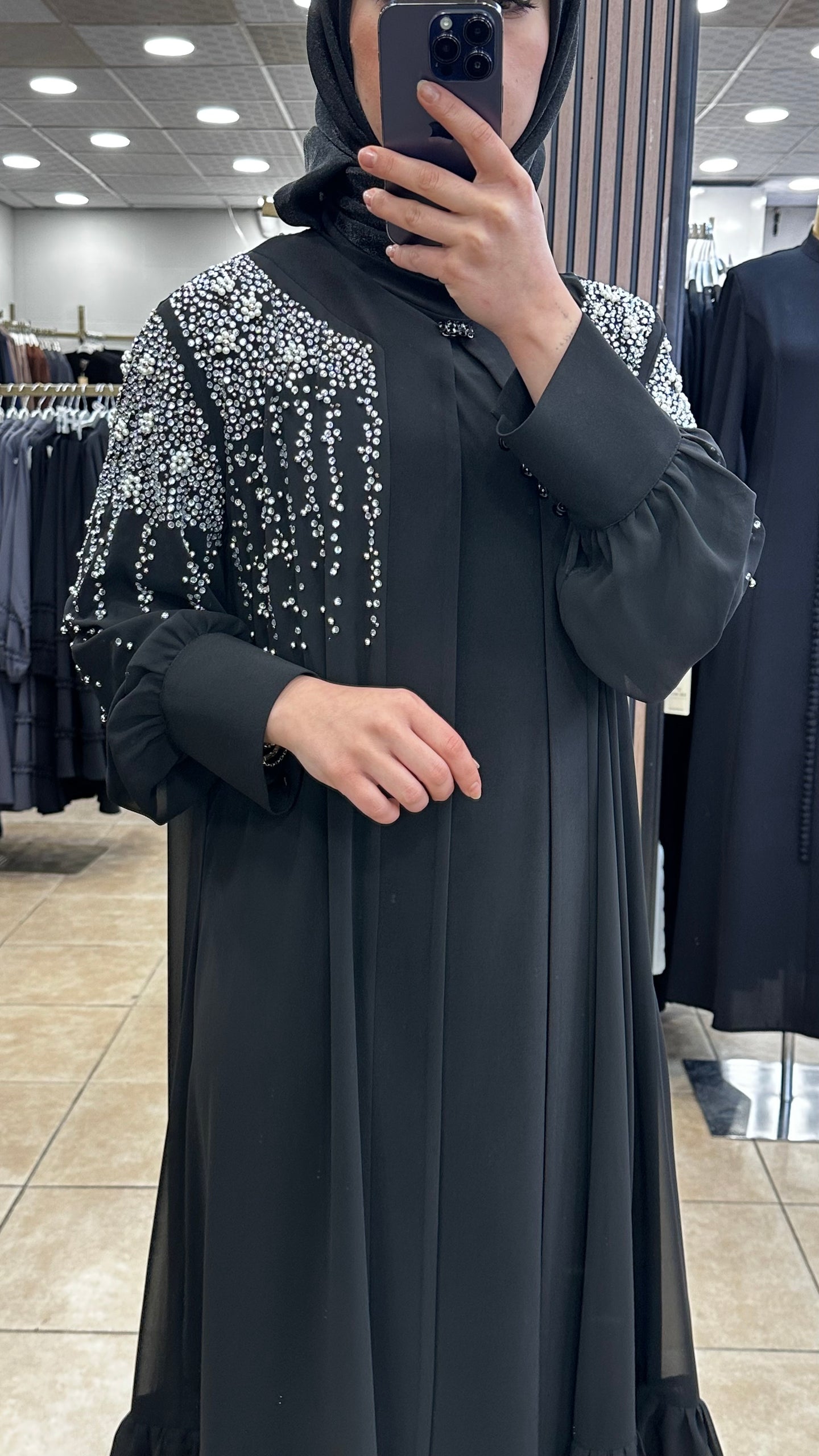 JUKİ 5128 ABAYA TAKIM