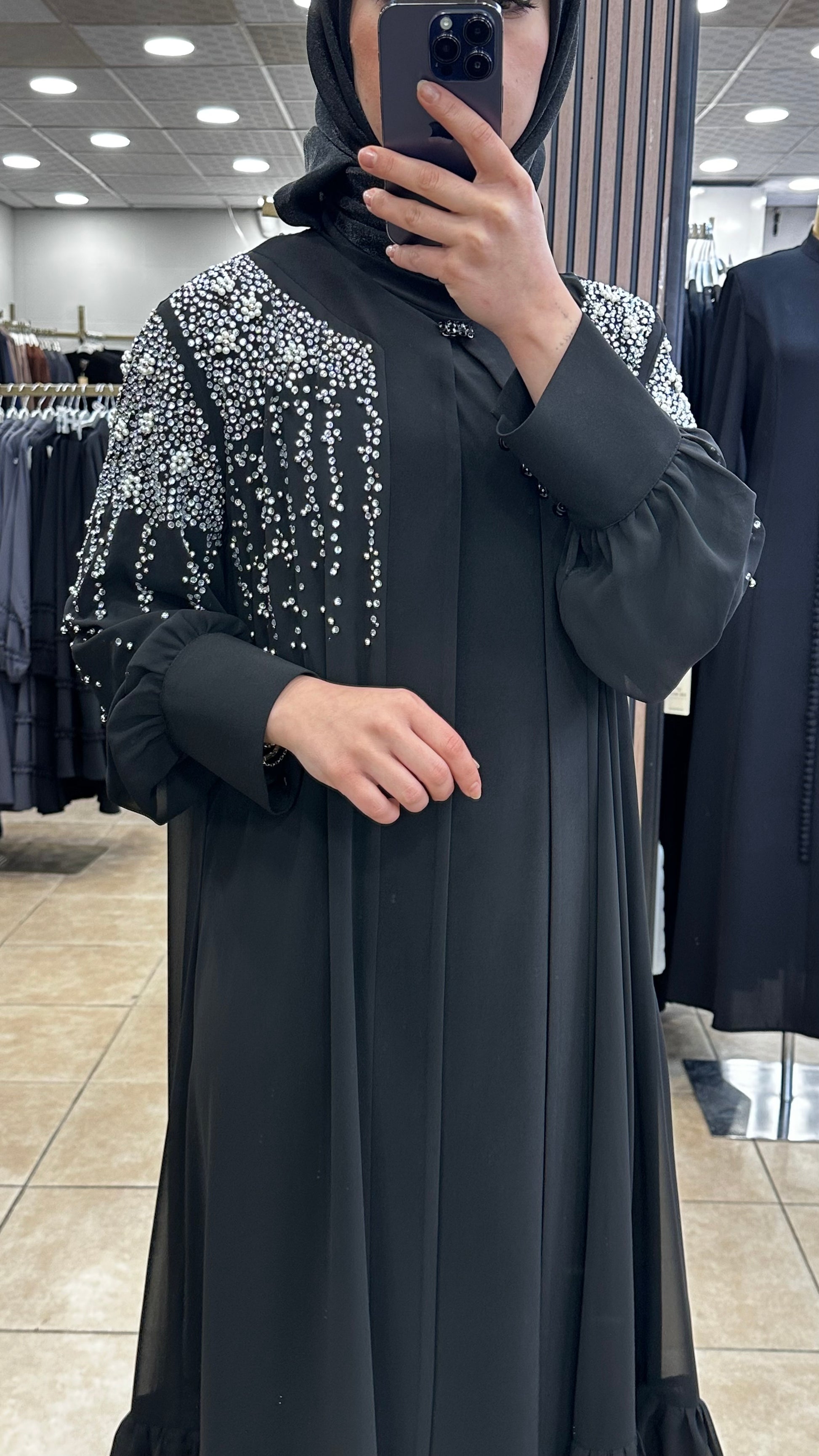 JUKİ 5128 ABAYA TAKIM — Siyah [stokoz:ClRYN4vrSOBadzSRm7Ce%3ASiyah%3A1%3A9ipnsj]