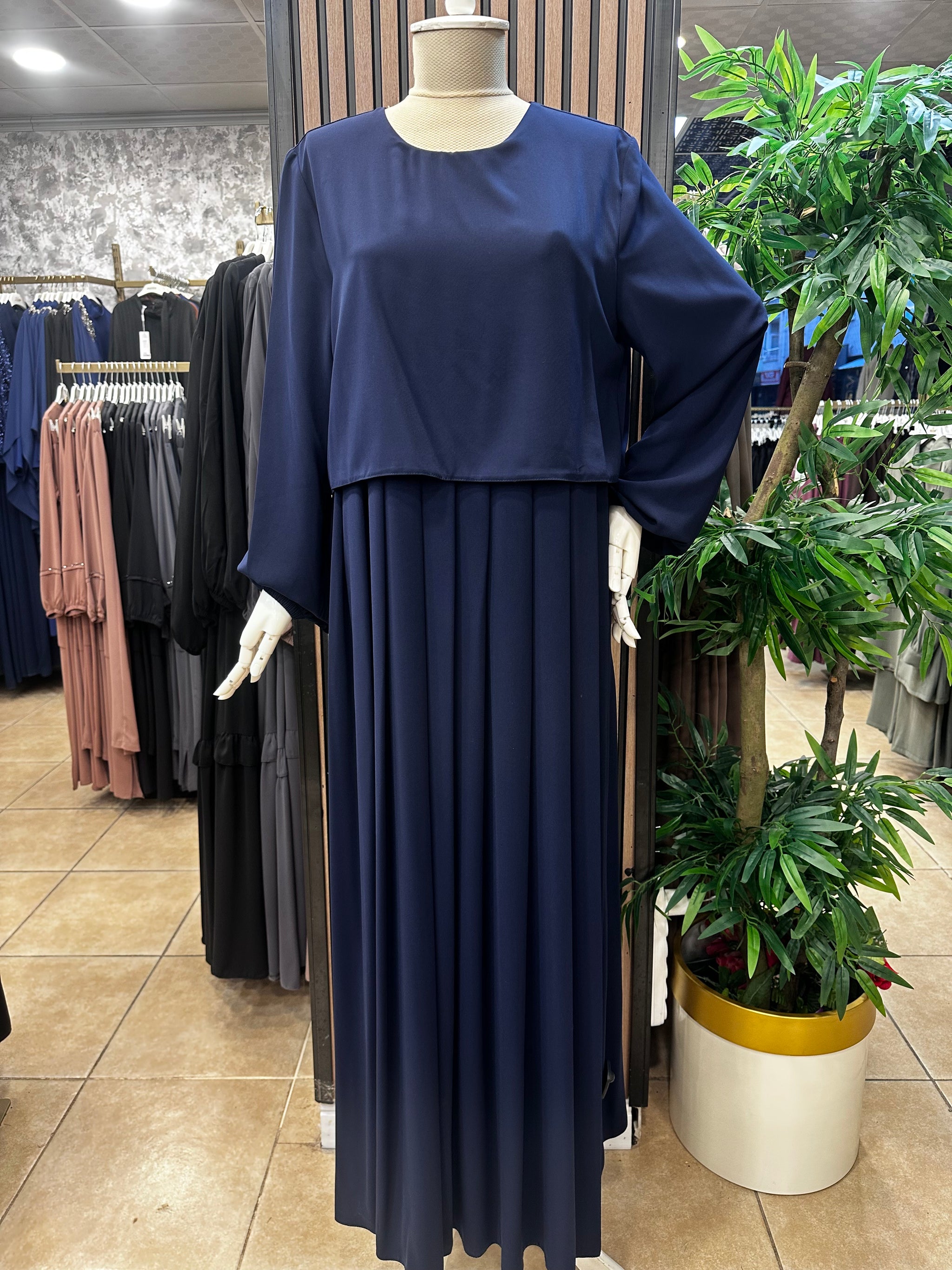 MUSAB 8610 ELBİSE — Lacivert [stokoz:x9AptK2XvQBnaeajVKsj%3ALacivert%3A0%3A1wpfv8s]