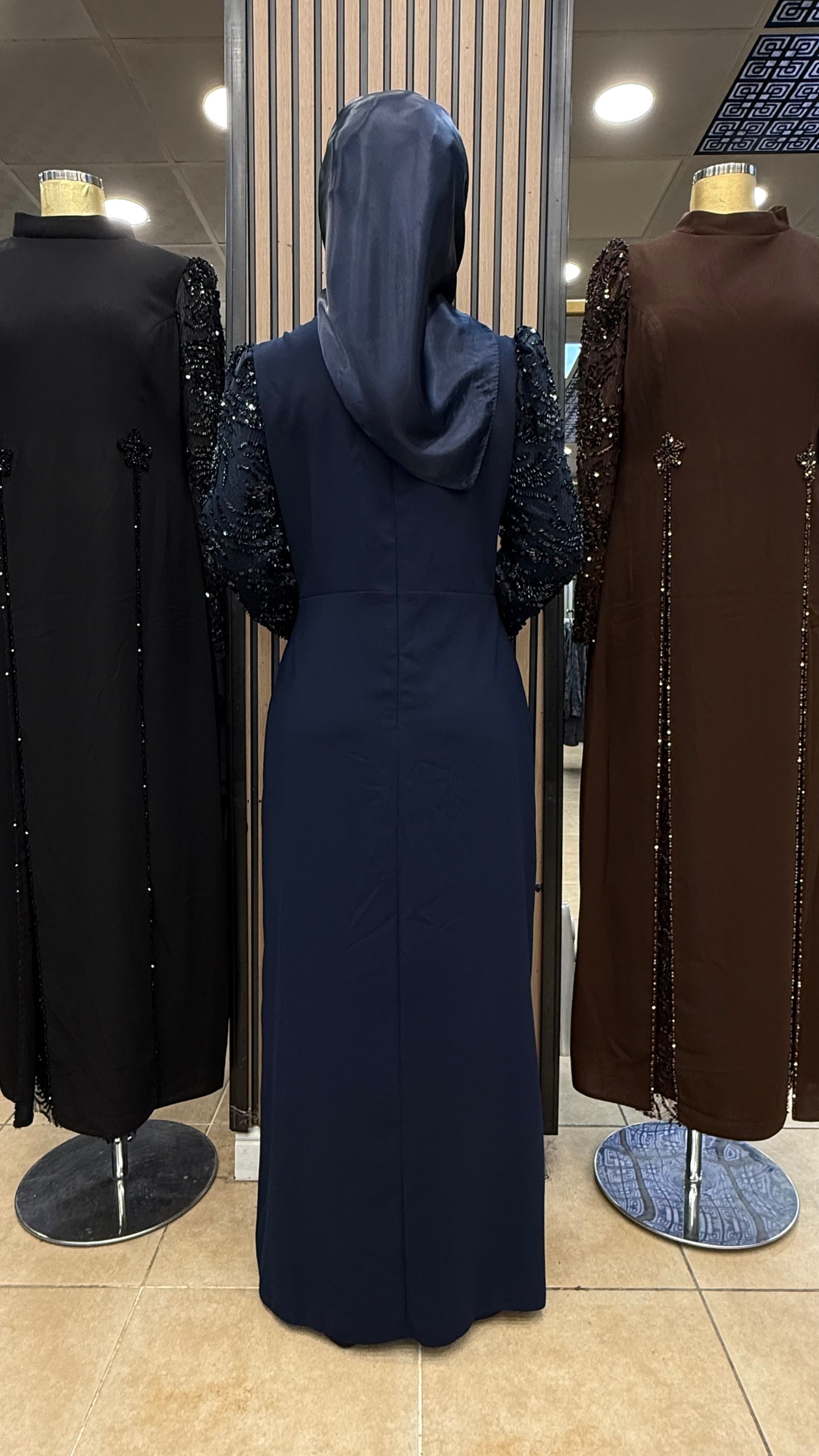 BERRA 6365 GÜPÜRLÜ ABİYE — Lacivert [stokoz:gRVESPDba7hBk9jjFSHo%3ALacivert%3A2%3A51hfnb]