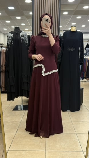 TANE 7091 KREP TAŞ ŞİFON ABİYE