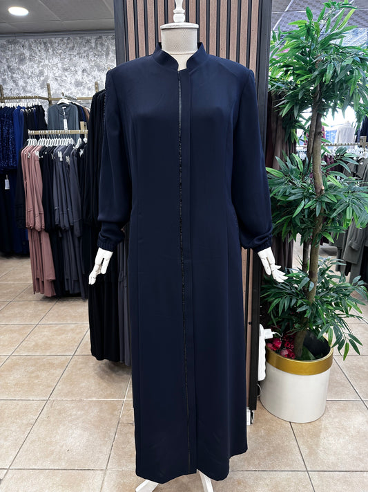 Asrın 2608 Kol Şerit Ferace - Lacivert