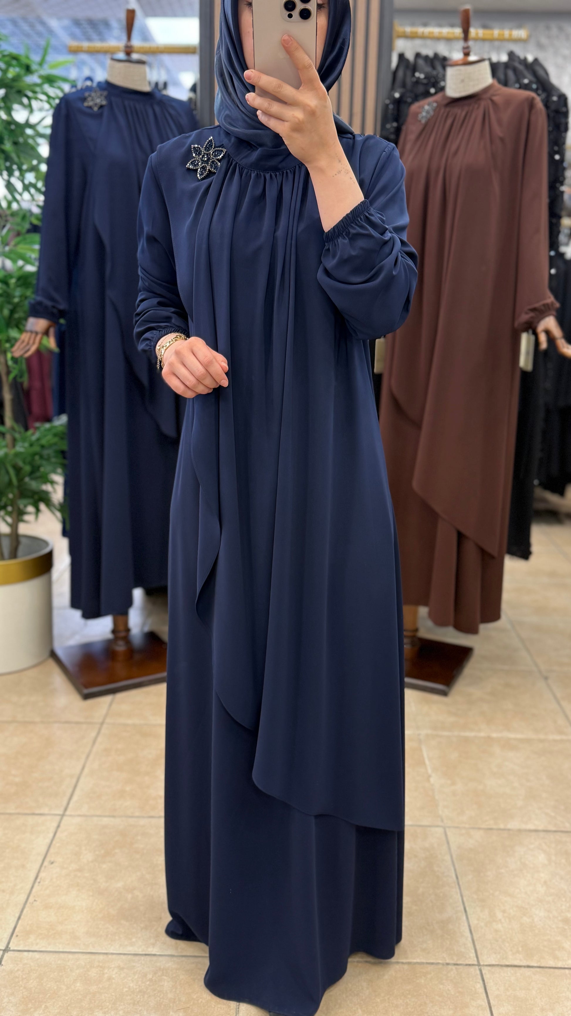 BEYZA 8622 ELBİSE — Lacivert [stokoz:Cx29P5CkuIMFKusUC9Am%3ALacivert%3A1%3Aqx36s3]