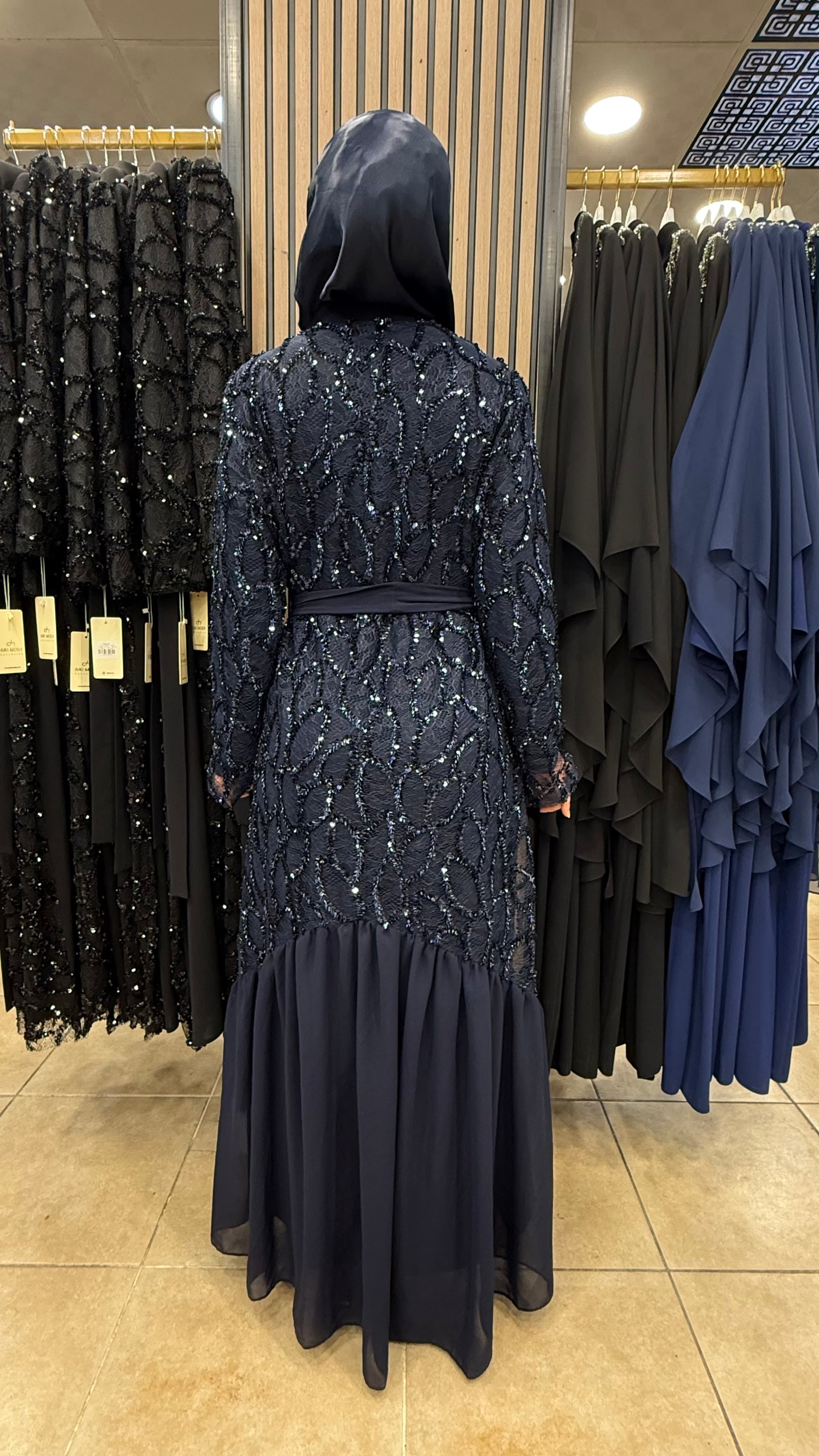 NİHAL ABAYA TAKIM 7517 — Lacivert [stokoz:rEFWLsi0ewxGGQ7aPXP0%3ALacivert%3A3%3A1diusn6]