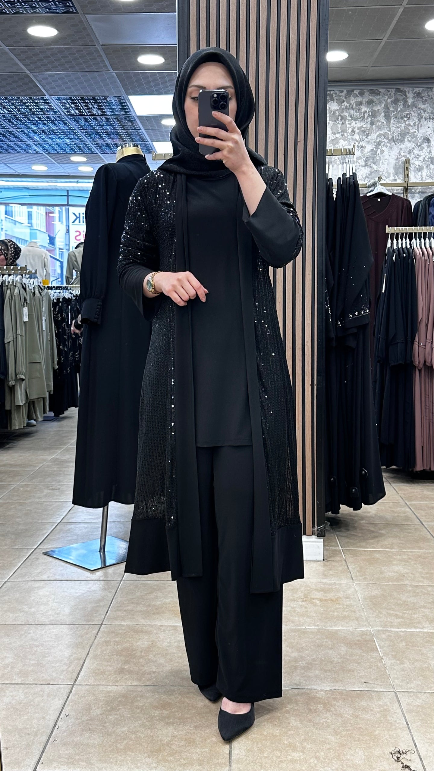 NİHAL  7551 PANTOLON LU 3LÜ TAKIM