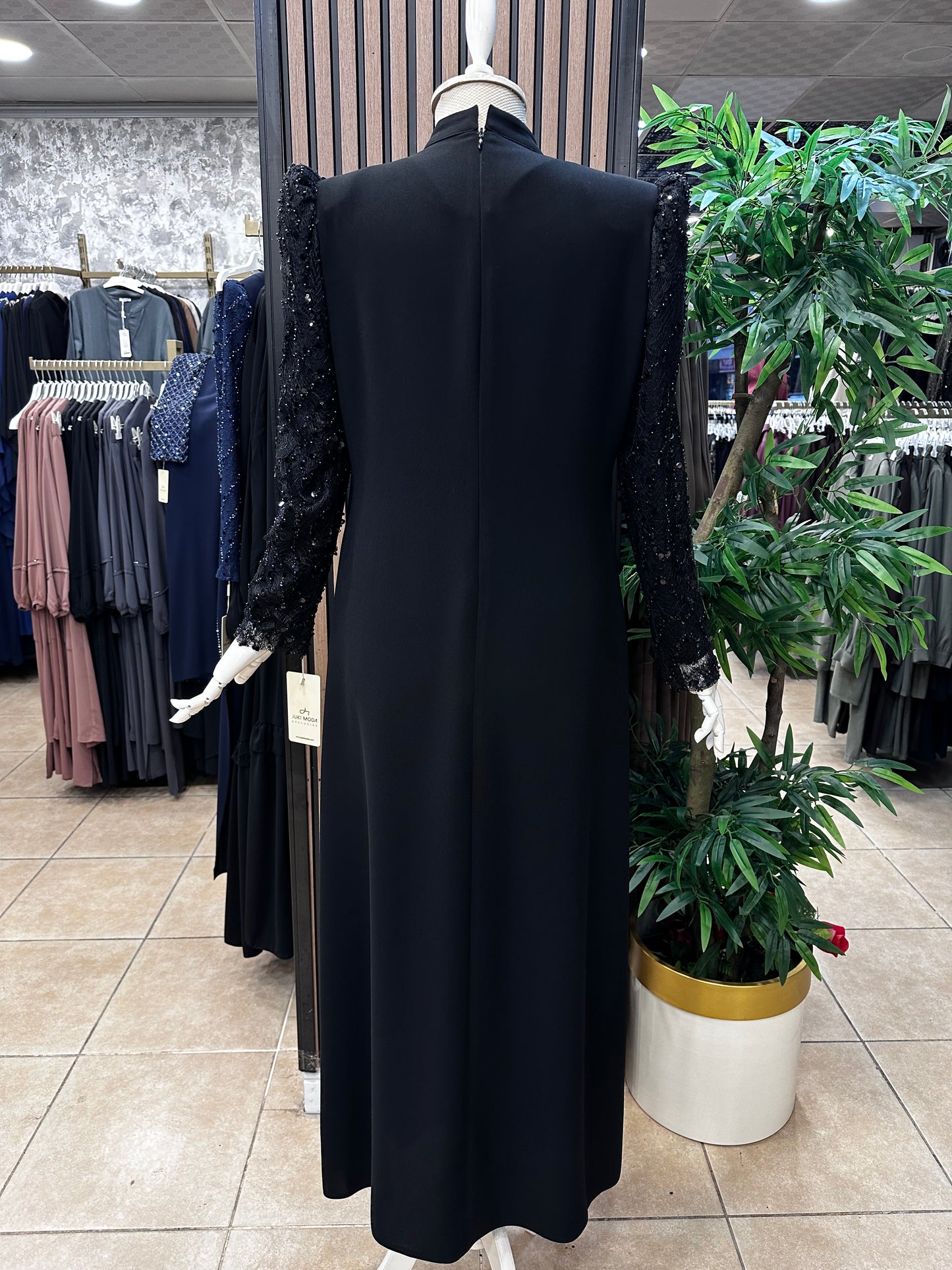 Juki Payet Elbise — Siyah [stokoz:Yc8V1gwzuAJ1iRxWE20e%3ASiyah%3A2%3A1l1p248]