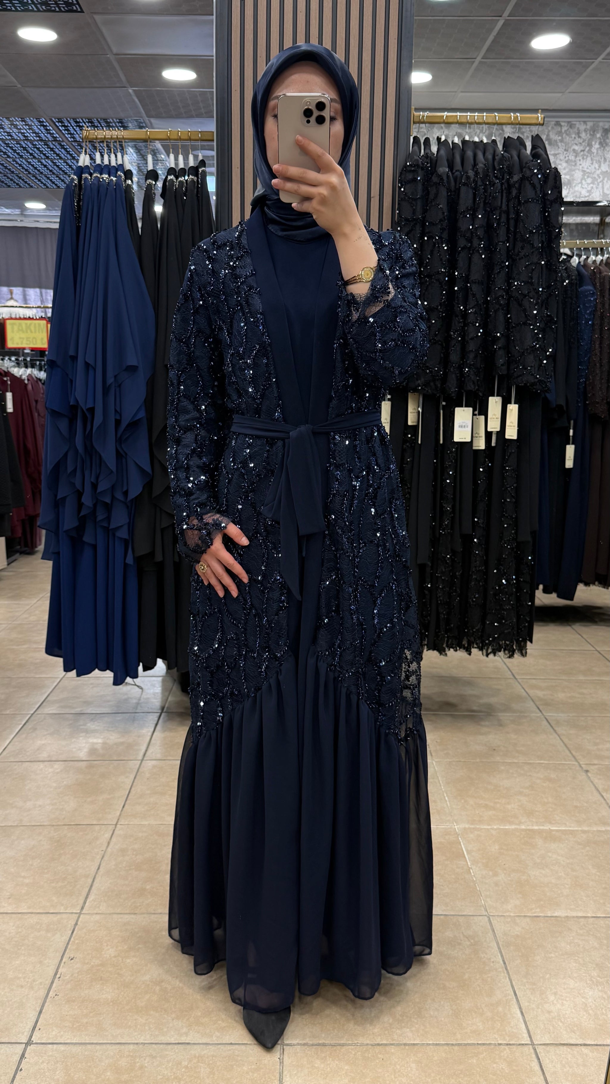 NİHAL ABAYA TAKIM 7517 — Lacivert [stokoz:rEFWLsi0ewxGGQ7aPXP0%3ALacivert%3A0%3A43qrew]