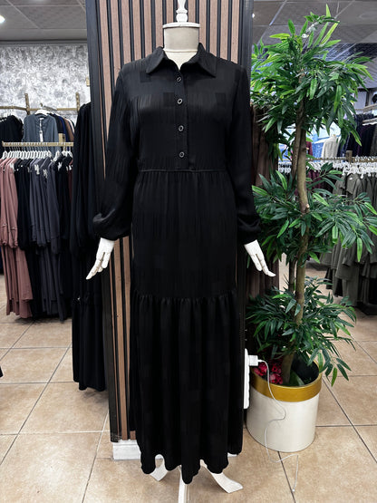 Wennew 2145 Paris Şifon Elbise — Siyah [stokoz:rBYlUSsgkLTJqKlXikEO%3ASiyah%3A0%3A1v7d4ae]