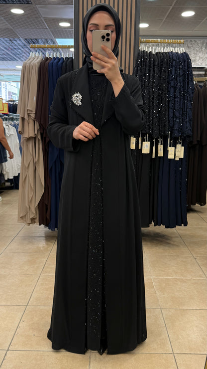 ÇINAR ÖZKAN 5245 ŞERİT BİYELİ ABAYA — Siyah [stokoz:GBxlkLiEo5AVVgB920Yp%3ASiyah%3A0%3Audba5l]