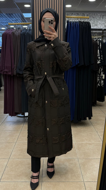DUA MİS 5103 JAKAR TRENÇ — Kahverengi [stokoz:FN8Zf3aWqur4ADhHdO7L%3AKahverengi%3A0%3A16a913r]