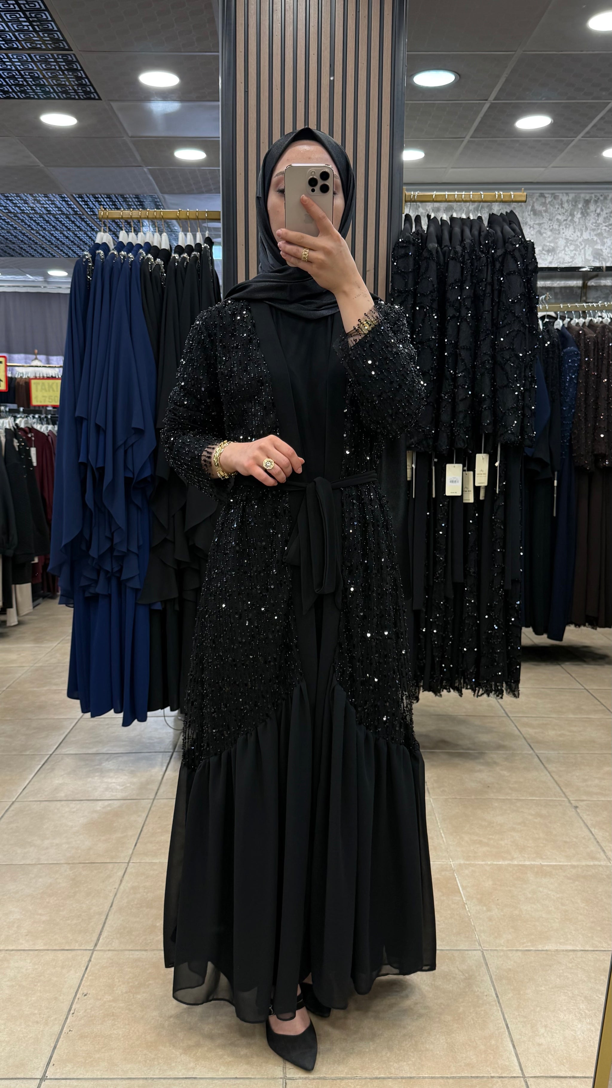 NİHAL ABAYA TAKIM 7517 — Siyah [stokoz:rEFWLsi0ewxGGQ7aPXP0%3ASiyah%3A0%3Ag4349b]