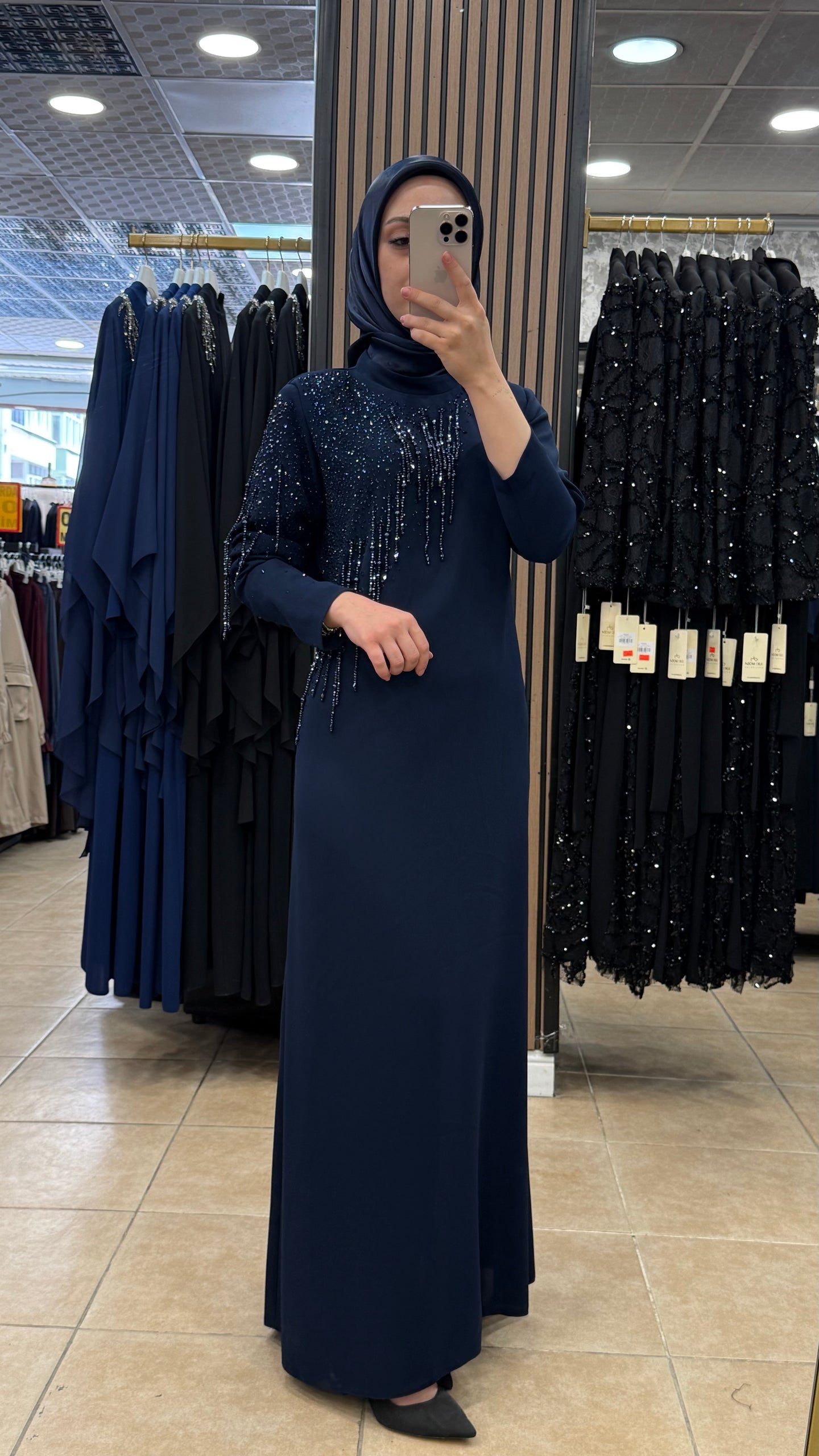 JUKİ 3578 BONCUKLU ABİYE