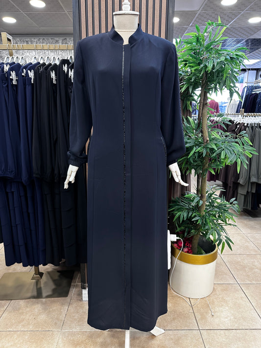 asrın 2470 Kol Zımbalı Ferace - Lacivert