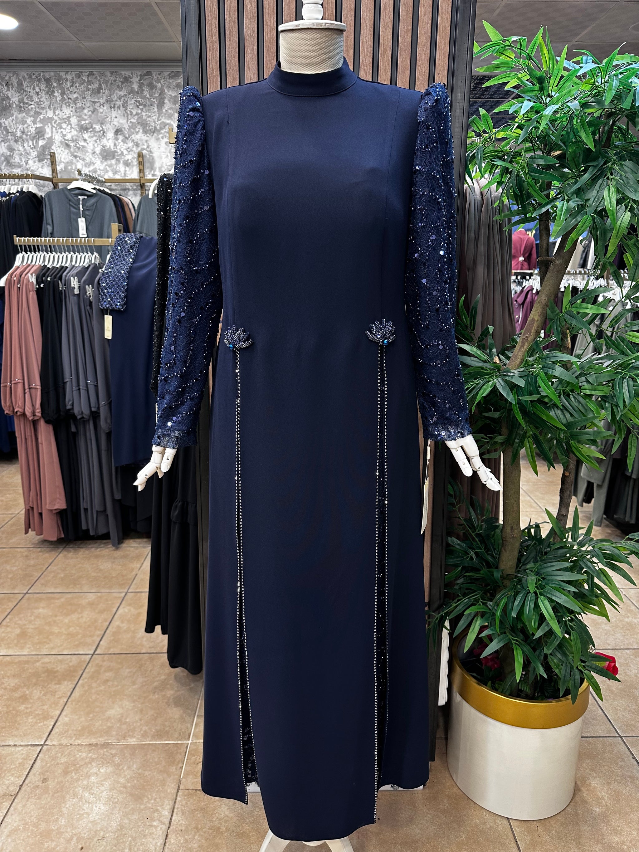 NEVA 5906 ELBİSE — Lacivert [stokoz:Yc8V1gwzuAJ1iRxWE20e%3ALacivert%3A0%3A1hhoqbt]