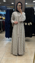PERİ 2118 ŞİFON ABAYA TAKIM