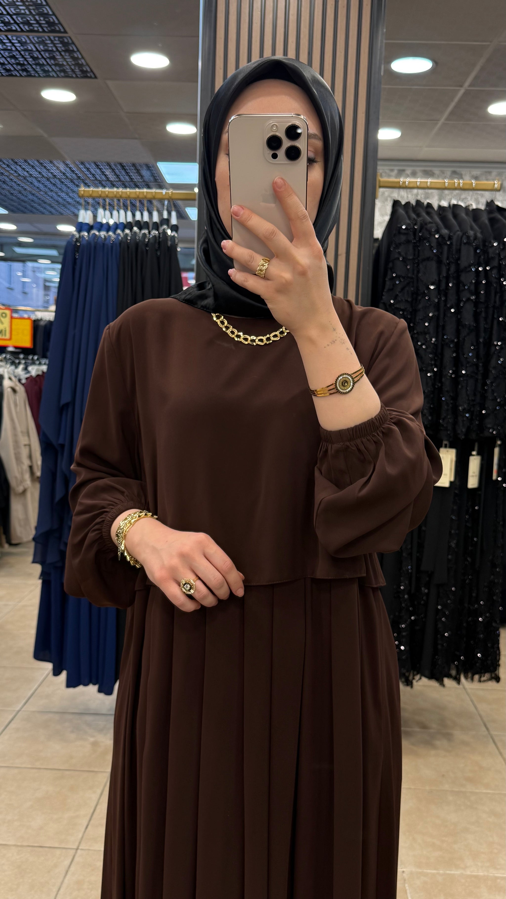 MUSAB 8610 ELBİSE — Kahverengi [stokoz:x9AptK2XvQBnaeajVKsj%3AKahverengi%3A1%3A5o169n]
