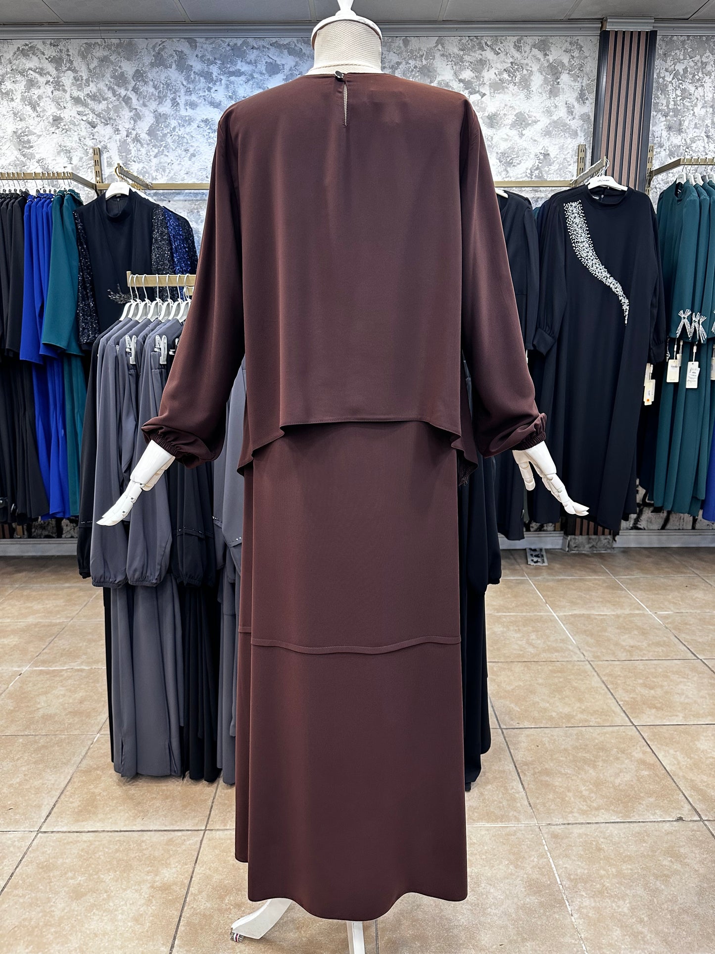 Musab Elbise — Kahverengi [stokoz:s0ypnhwMISY6CNyMQFpY%3AKahverengi%3A2%3A1qaq4fz]