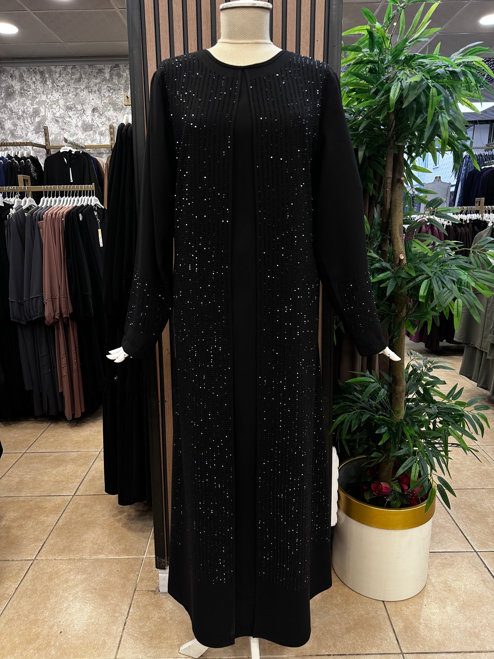 BEYZA 8509 ELBİSE — Siyah [stokoz:ZhVZmBXOJKgEikzX5GKy%3ASiyah%3A0%3A16imcyp]