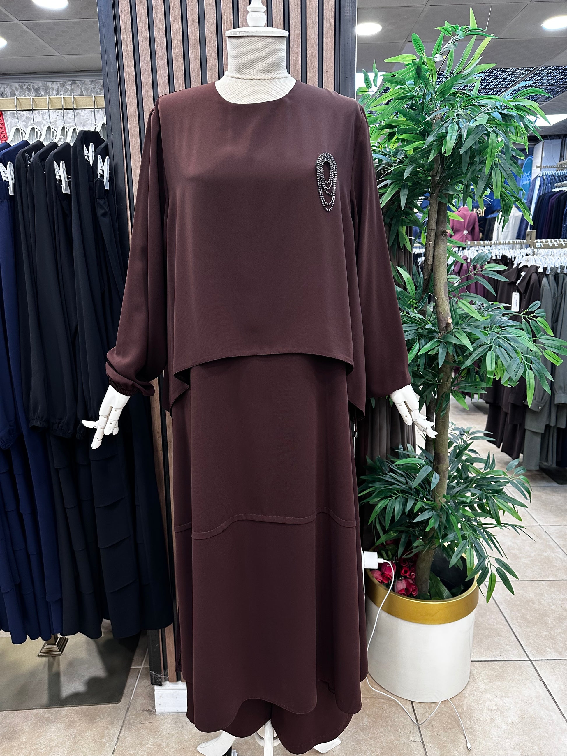 Musab İkili Takım - Kahverengi