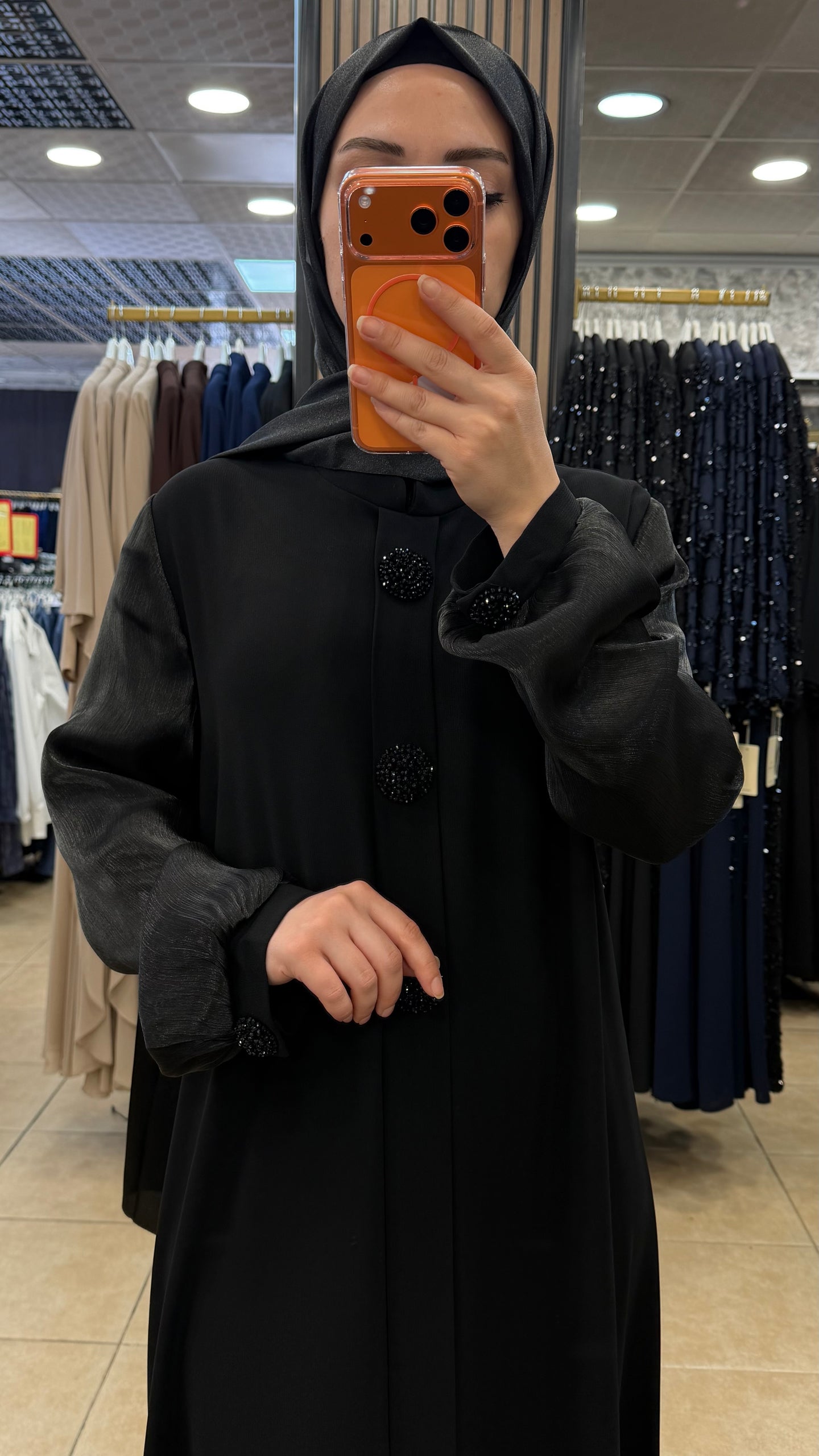 BEYZA 4253 TAFTA DETAY BROŞLU ELBİSE