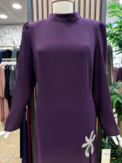 NEVA 3503 PAPATYA ELBİSE — Mor [stokoz:SrtLMJzVVbx2fy2hZ9OX%3AMor%3A1%3A1jjux1o]