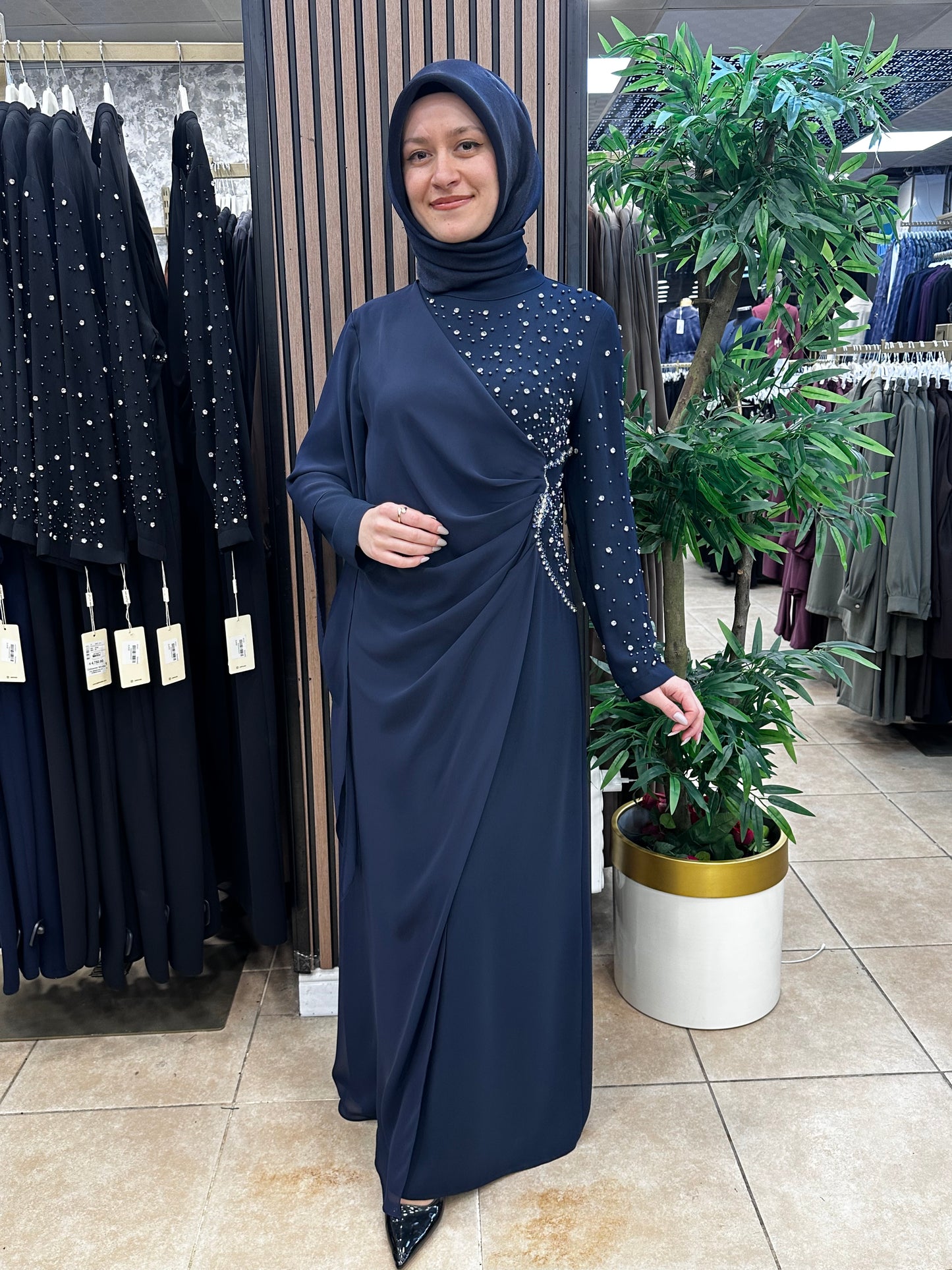 Juki Abiye - Lacivert